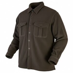 PENMANS Men Fleece Shirt Jacket Button Up Warm Pockets Outdoor